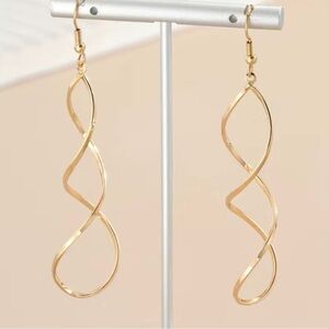 Dangle Drop Earrings Golden - Womens Jewelry